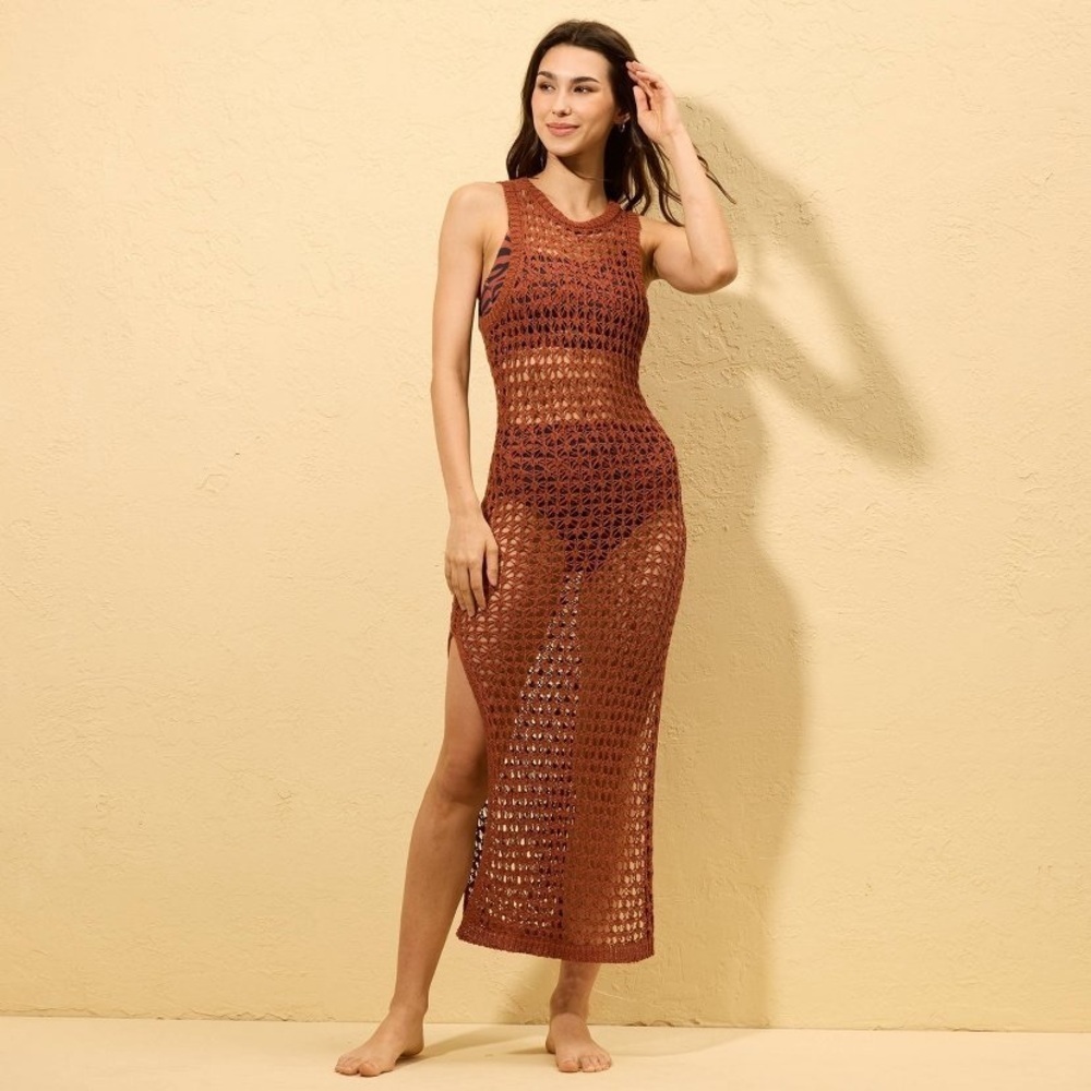 Women's Open Knit Cover Up Maxi Dress - Shade & Shore™ new 🆕